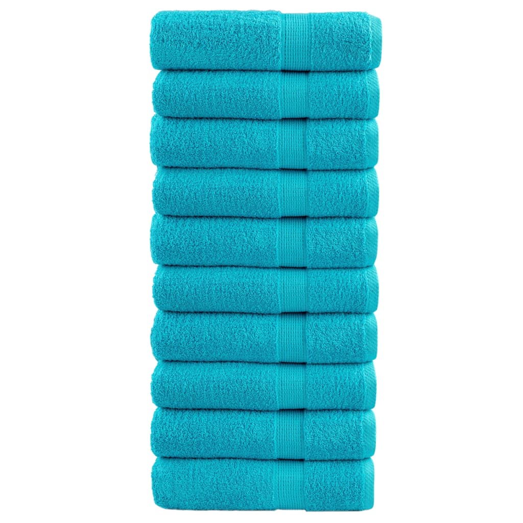 vidaXL Serviettes de douche de qualité supérieure SOLUND 10 pcs