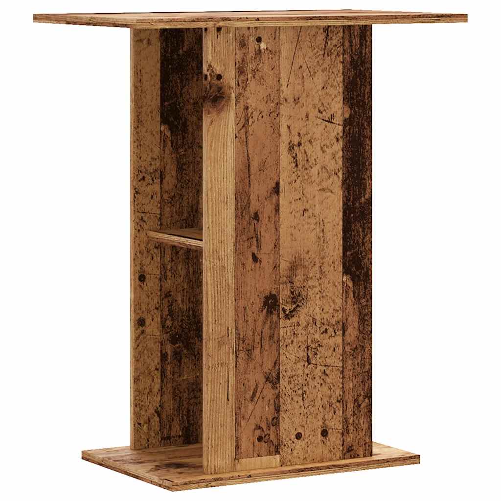 vidaXL Support d'aquarium vieux bois 36x60,5x72,5 cm bois d'ingénierie - Image 6