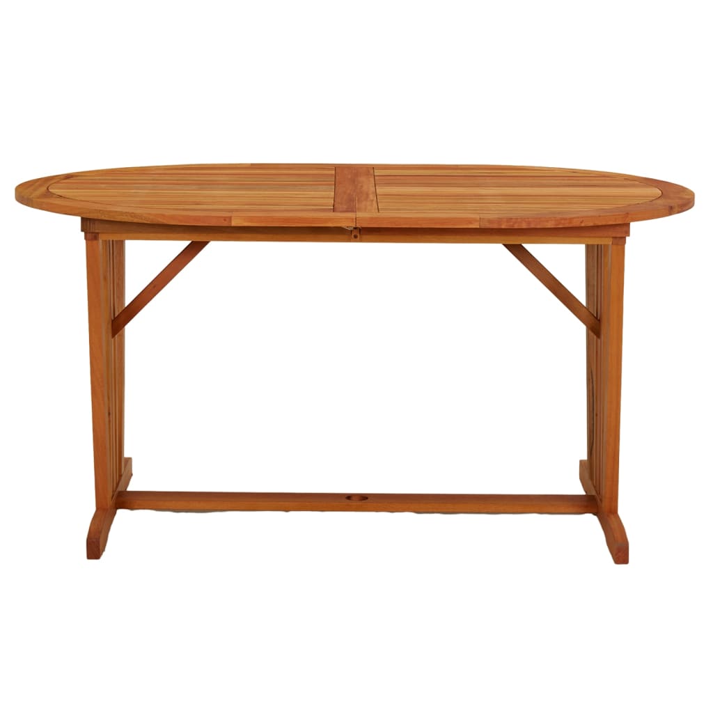 vidaXL Table de jardin 200x100x75 cm Bois d'eucalyptus solide - Image 6