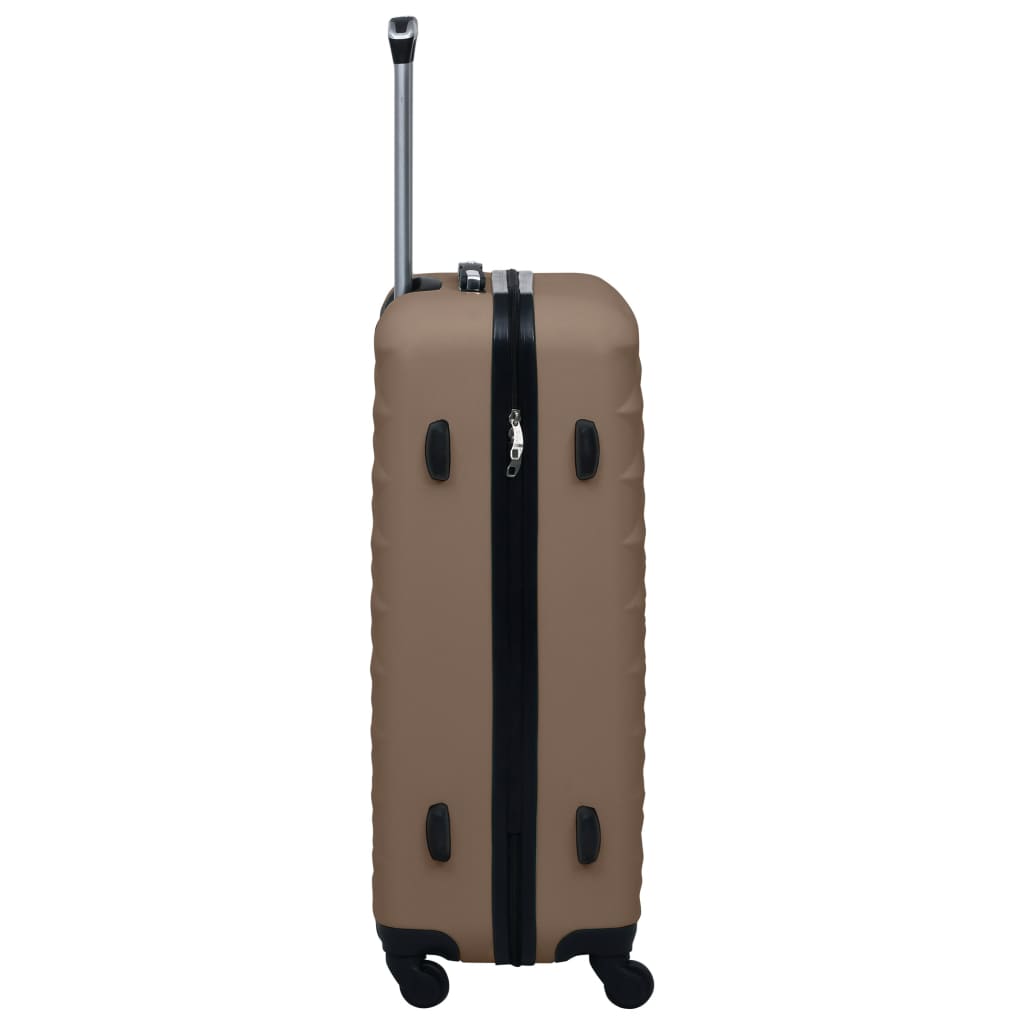 vidaXL Valise rigide Marron ABS - Image 3