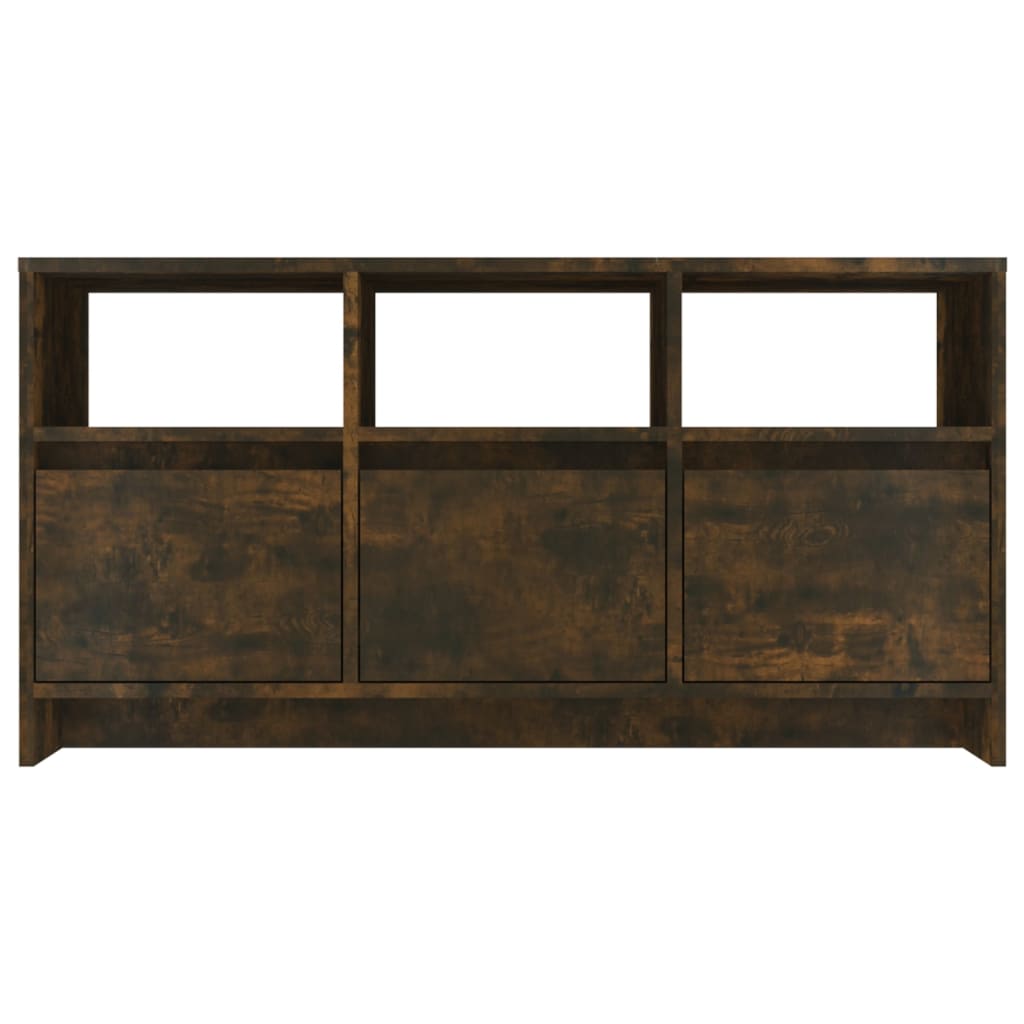 vidaXL Meuble TV Chêne fumé 102x37,5x52,5 cm Bois d'ingénierie - Image 6