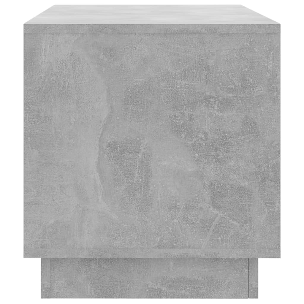 vidaXL Meuble TV gris béton 102x41x44 cm bois d'ingénierie - Image 6