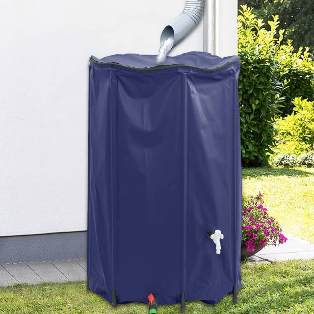 vidaXL Réservoir d'eau avec robinet pliable 1000 L PVC