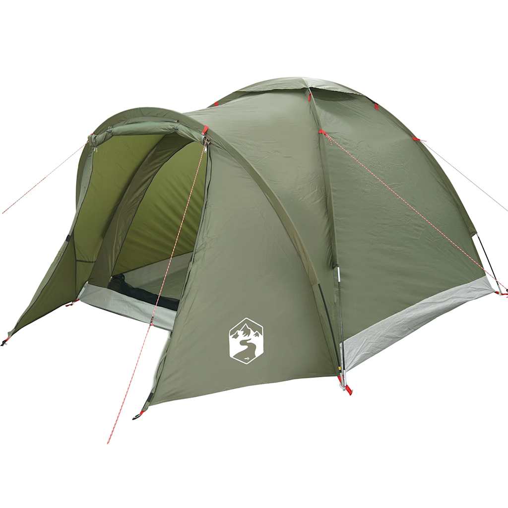 vidaXL Tente de pêche 2 personnes vert olive imperméable - Image 4