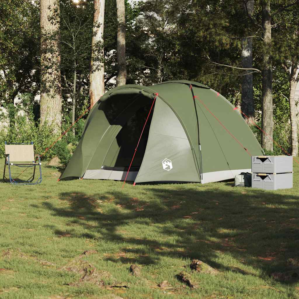 vidaXL Tente de pêche 2 personnes vert olive imperméable - Image 3