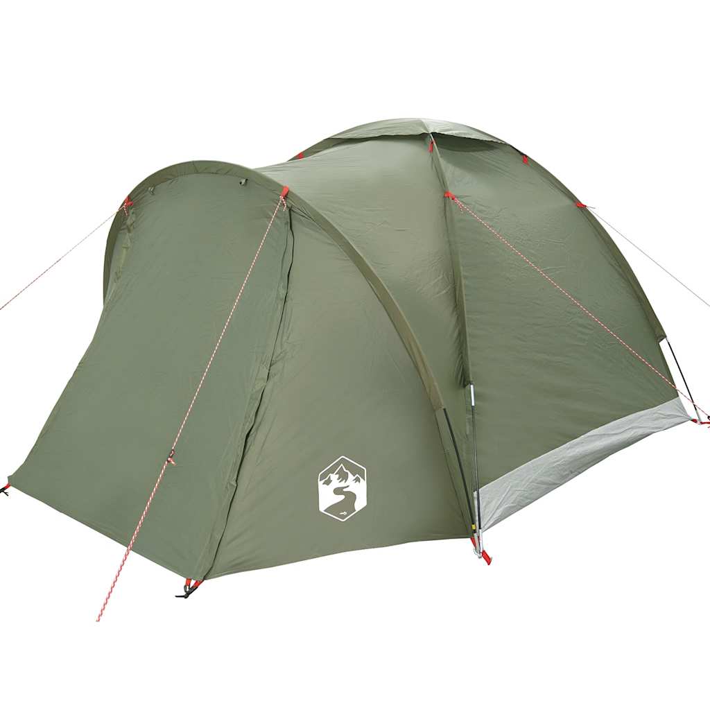 vidaXL Tente de pêche 2 personnes vert olive imperméable - Image 5