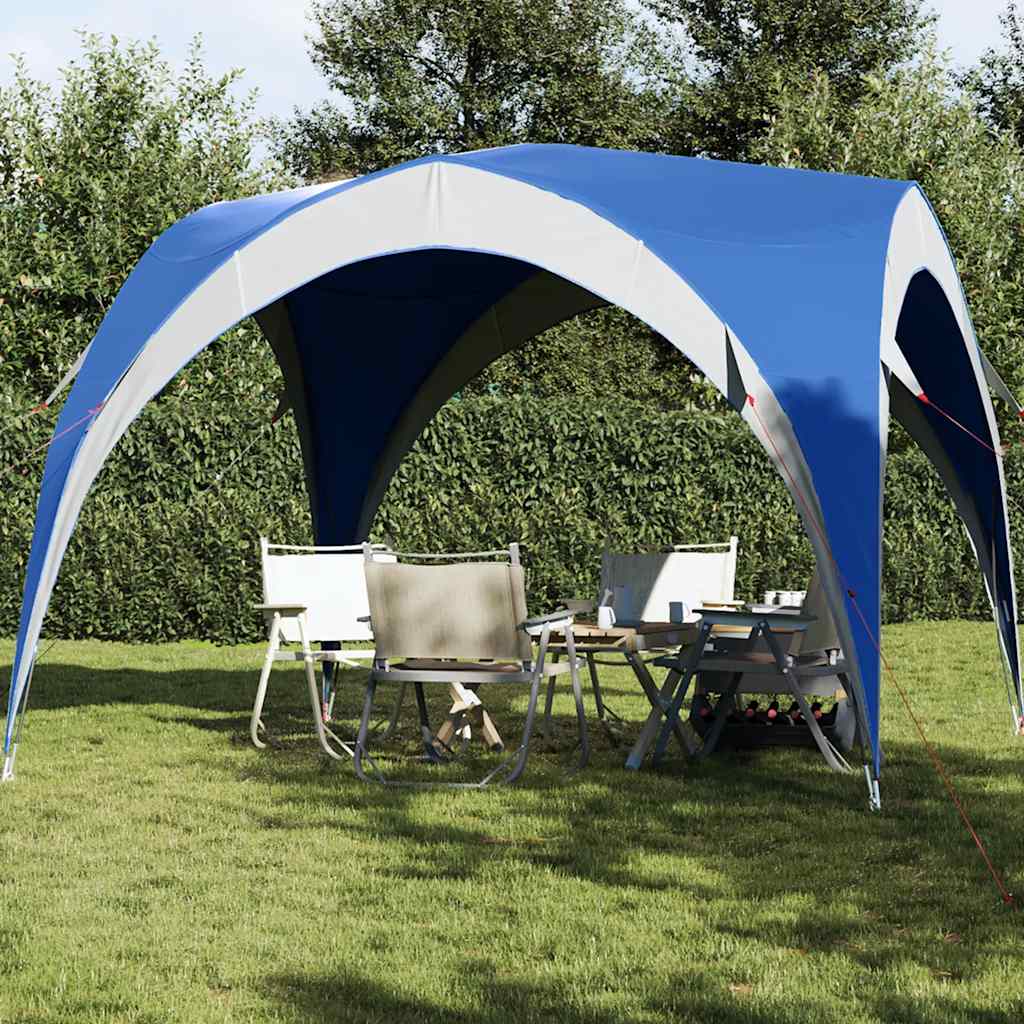 vidaXL Tente de réception bleu imperméable