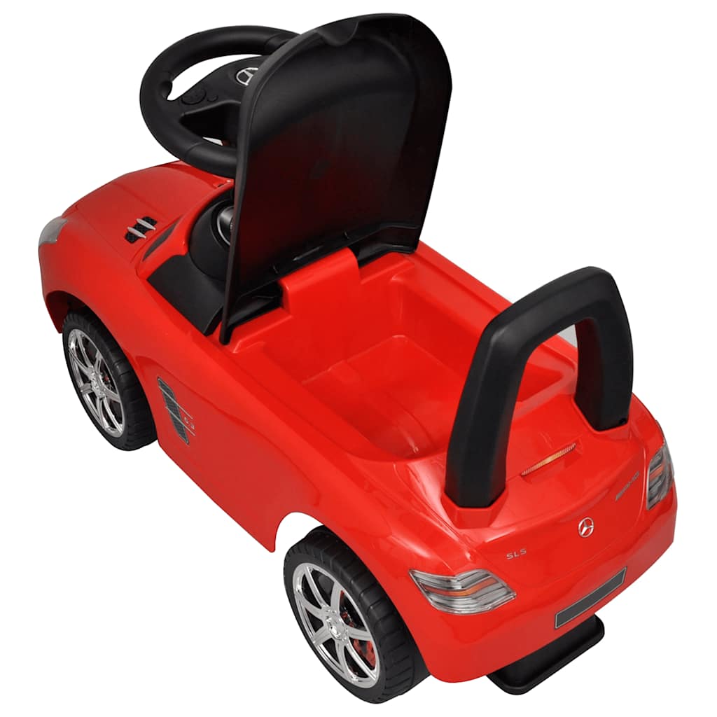 vidaXL Voiture à pousser par pieds pour enfants rouge - Image 6