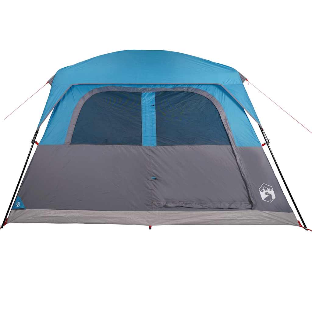 vidaXL Tente de cabine familiale 6 personnes bleu imperméable - Image 6