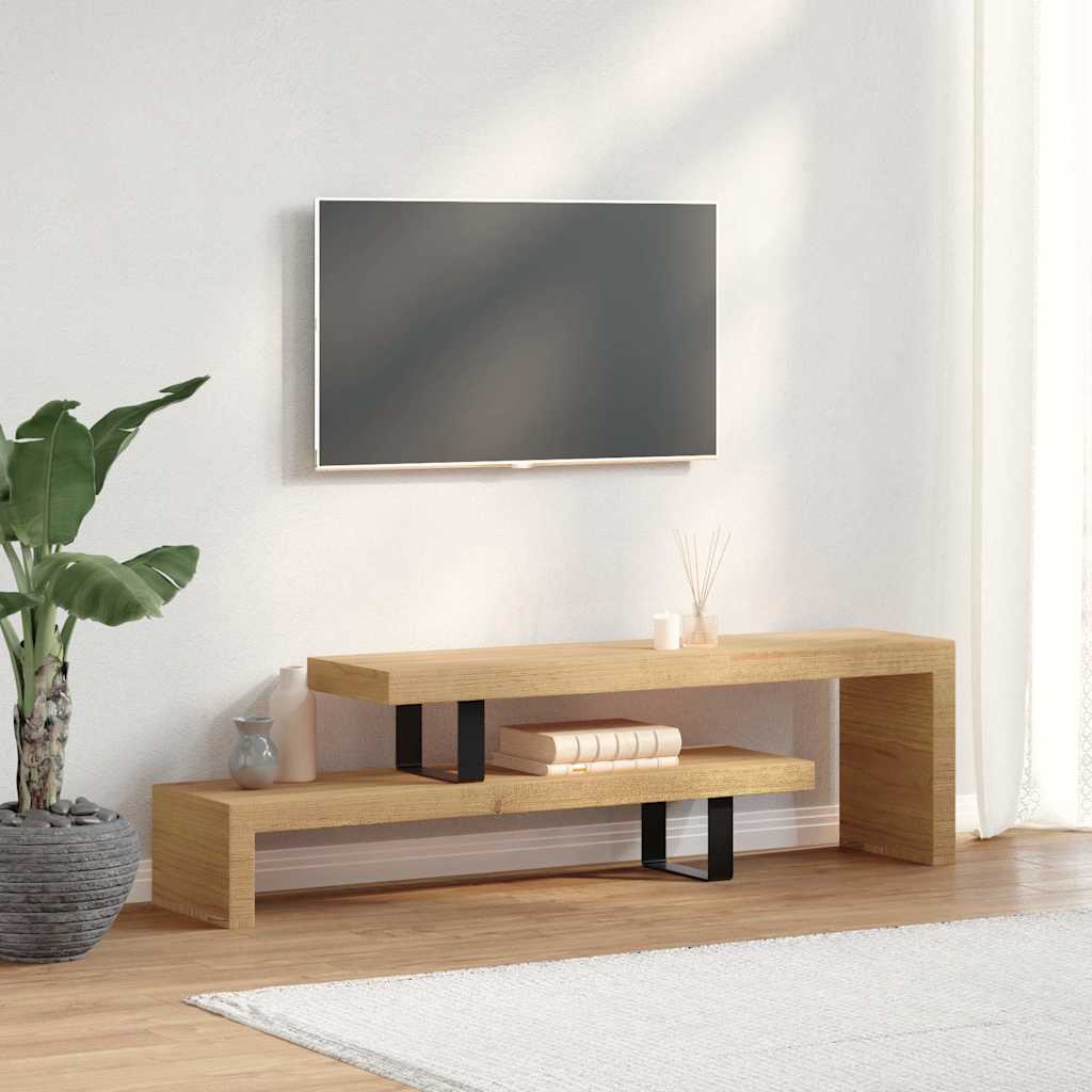 vidaXL Meuble TV Bois de manguier massif