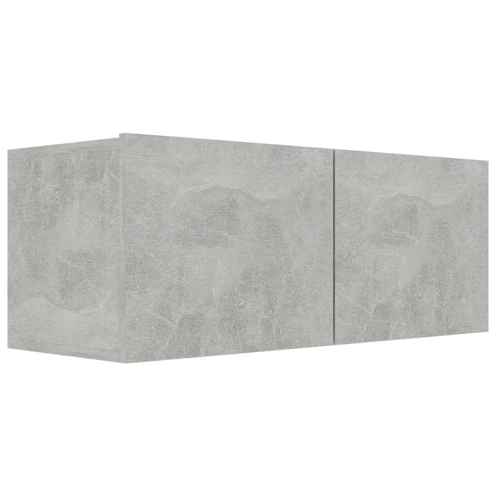 vidaXL Ensemble de meubles TV 5 pcs Gris béton Bois d'ingénierie - Image 5