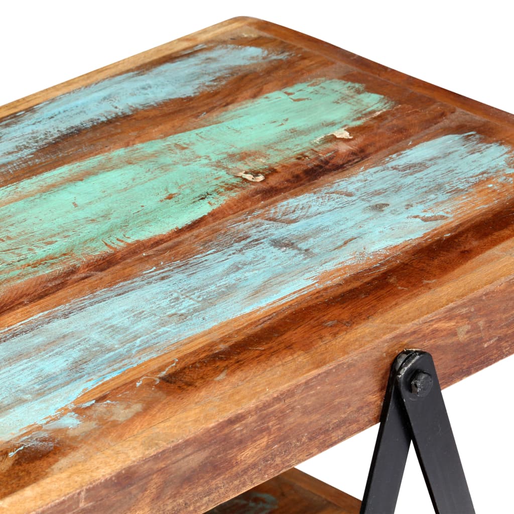 vidaXL Meuble TV 160x40x50 cm Bois de récupération massif - Image 4