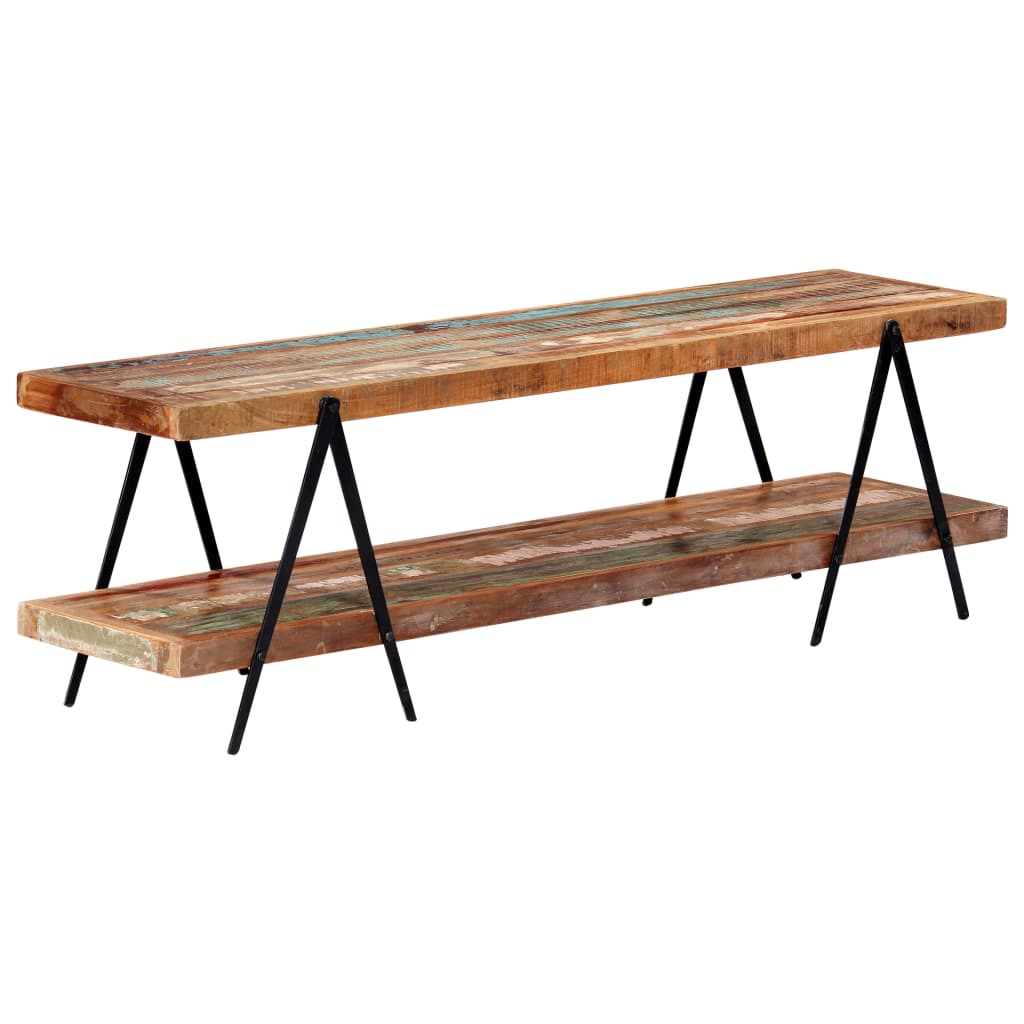 vidaXL Meuble TV 160x40x50 cm Bois de récupération massif - Image 6