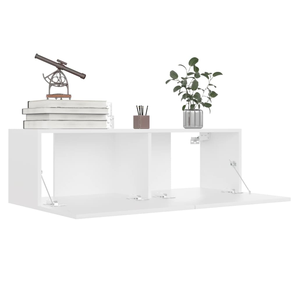 vidaXL Ensemble de meubles TV 6 pcs Blanc Bois d'ingénierie - Image 4