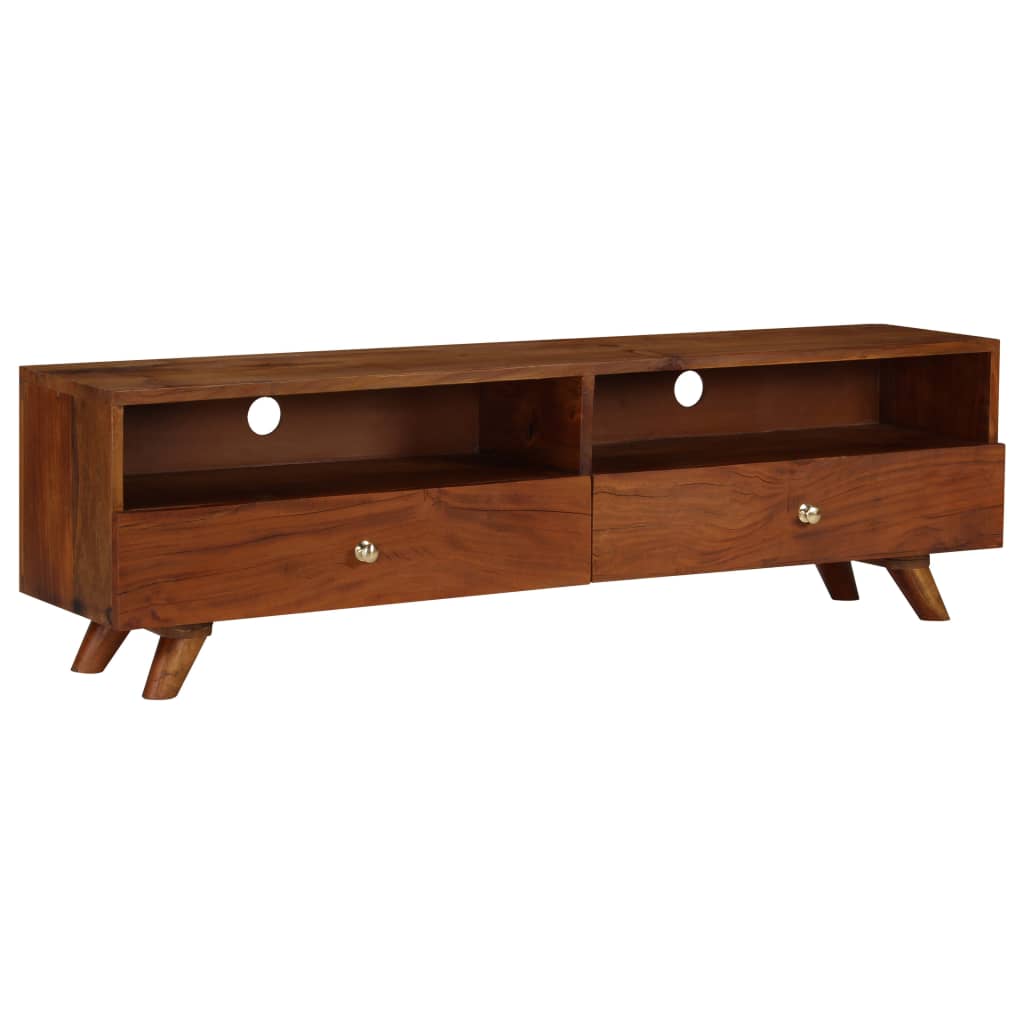 vidaXL Meuble TV Bois de récupération solide 140x30x40 cm