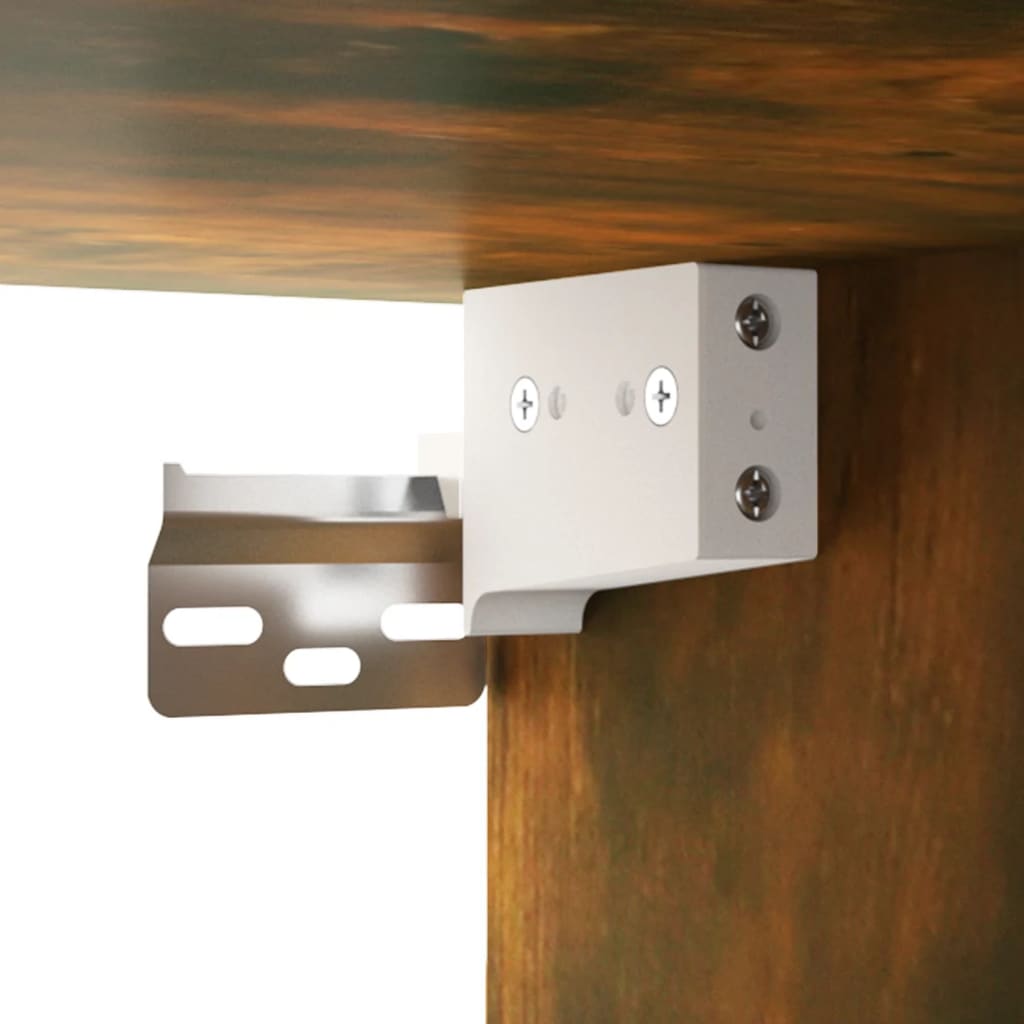 vidaXL Ensemble de meubles TV 4 pcs Chêne fumé Bois d'ingénierie - Image 5