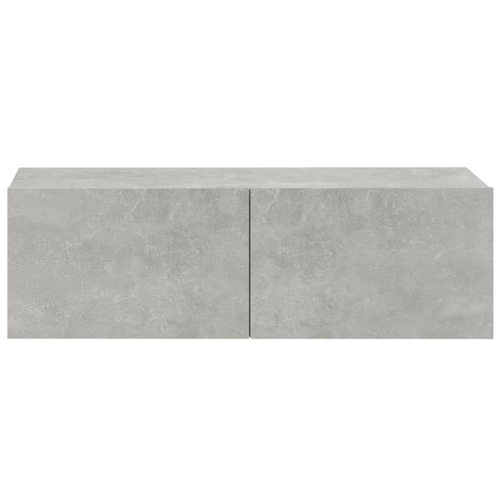 vidaXL Ensemble de meubles TV 3 pcs Gris béton Bois d'ingénierie - Image 6