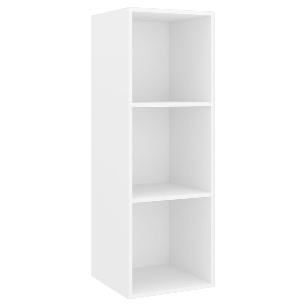 vidaXL Ensemble de meuble TV 2 pcs Blanc Bois d'ingénierie - Image 4