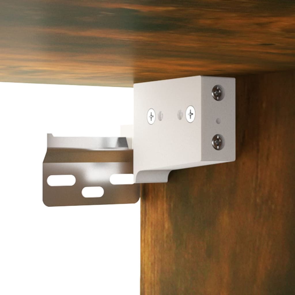 vidaXL Ensemble de meubles TV 4 pcs Chêne fumé Bois d'ingénierie - Image 5