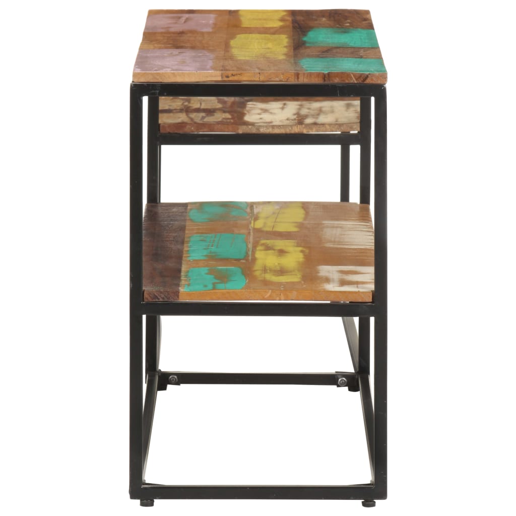 vidaXL Meuble TV 180x30x50 cm Bois de récupération massif - Image 3