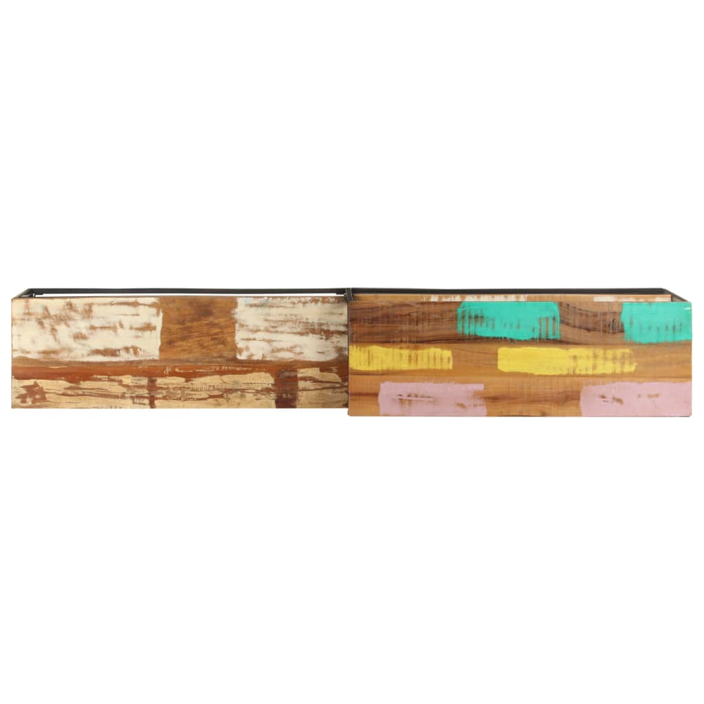 vidaXL Meuble TV 180x30x50 cm Bois de récupération massif - Image 5