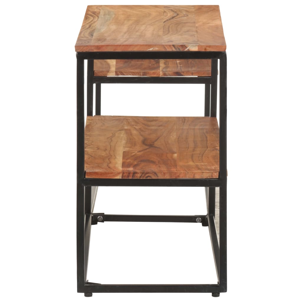 vidaXL Meuble TV 180x30x50 cm Bois d'acacia massif - Image 3