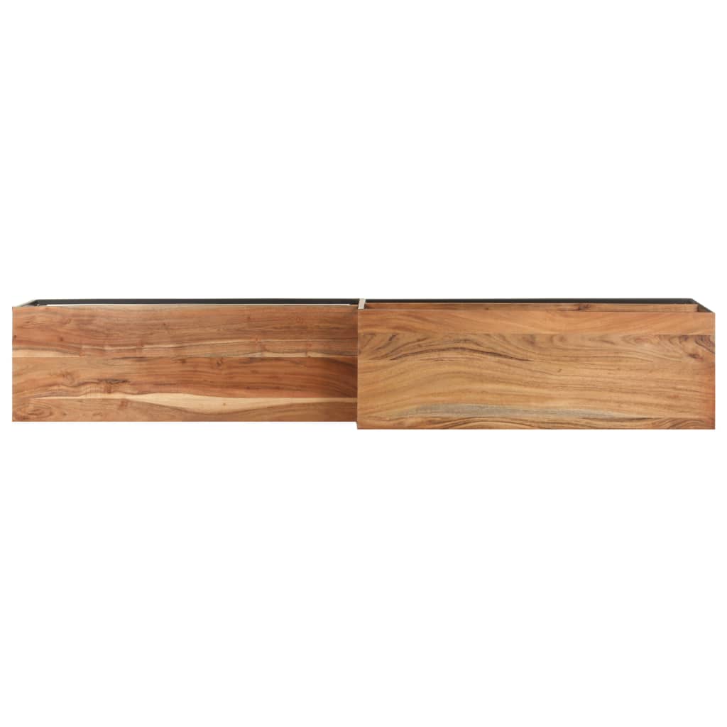vidaXL Meuble TV 180x30x50 cm Bois d'acacia massif - Image 5