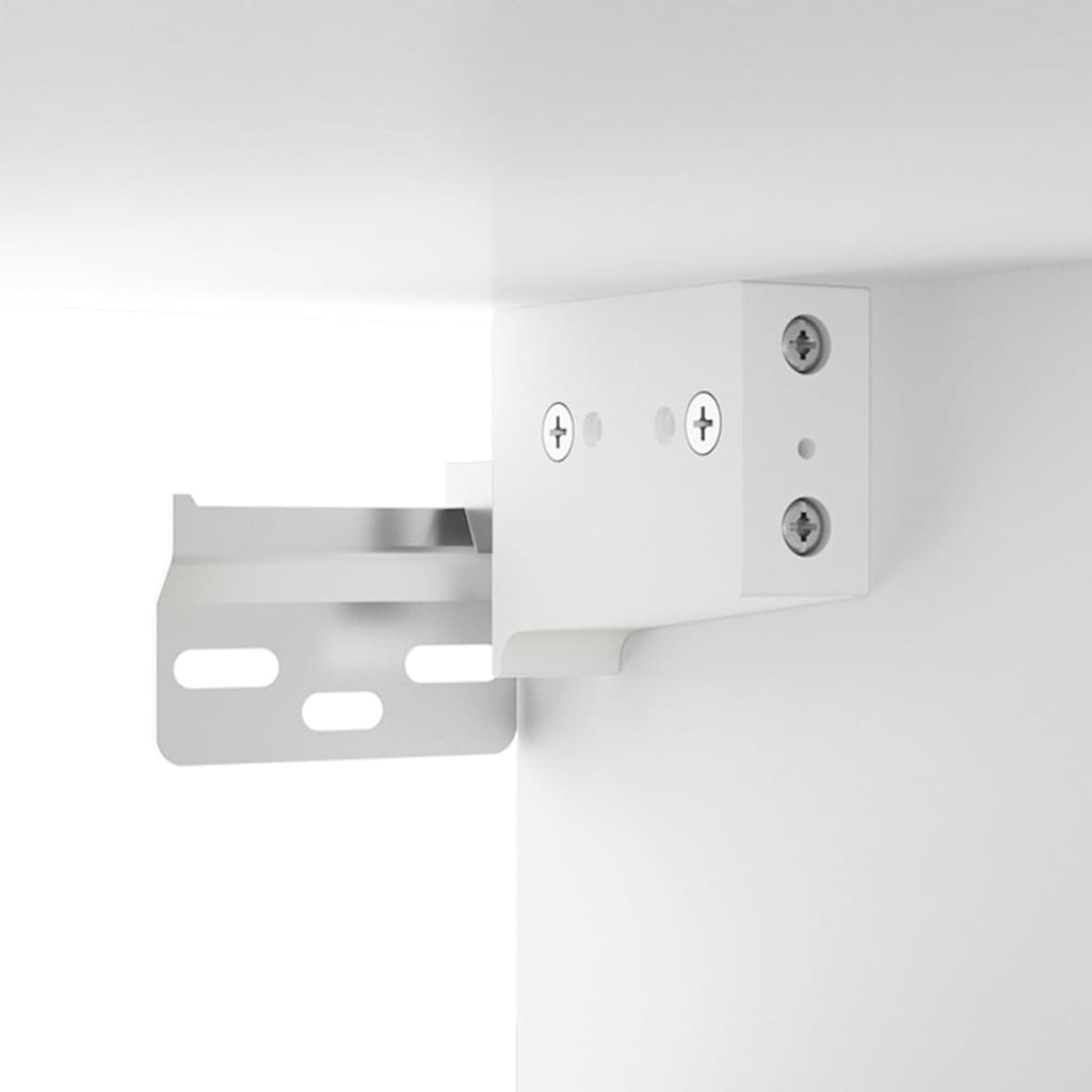 vidaXL Ensemble de meubles TV 4 pcs Blanc Bois d'ingénierie - Image 5