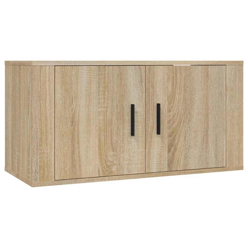 vidaXL Ensemble de meubles TV 3 pcs Chêne sonoma Bois d'ingénierie - Image 4