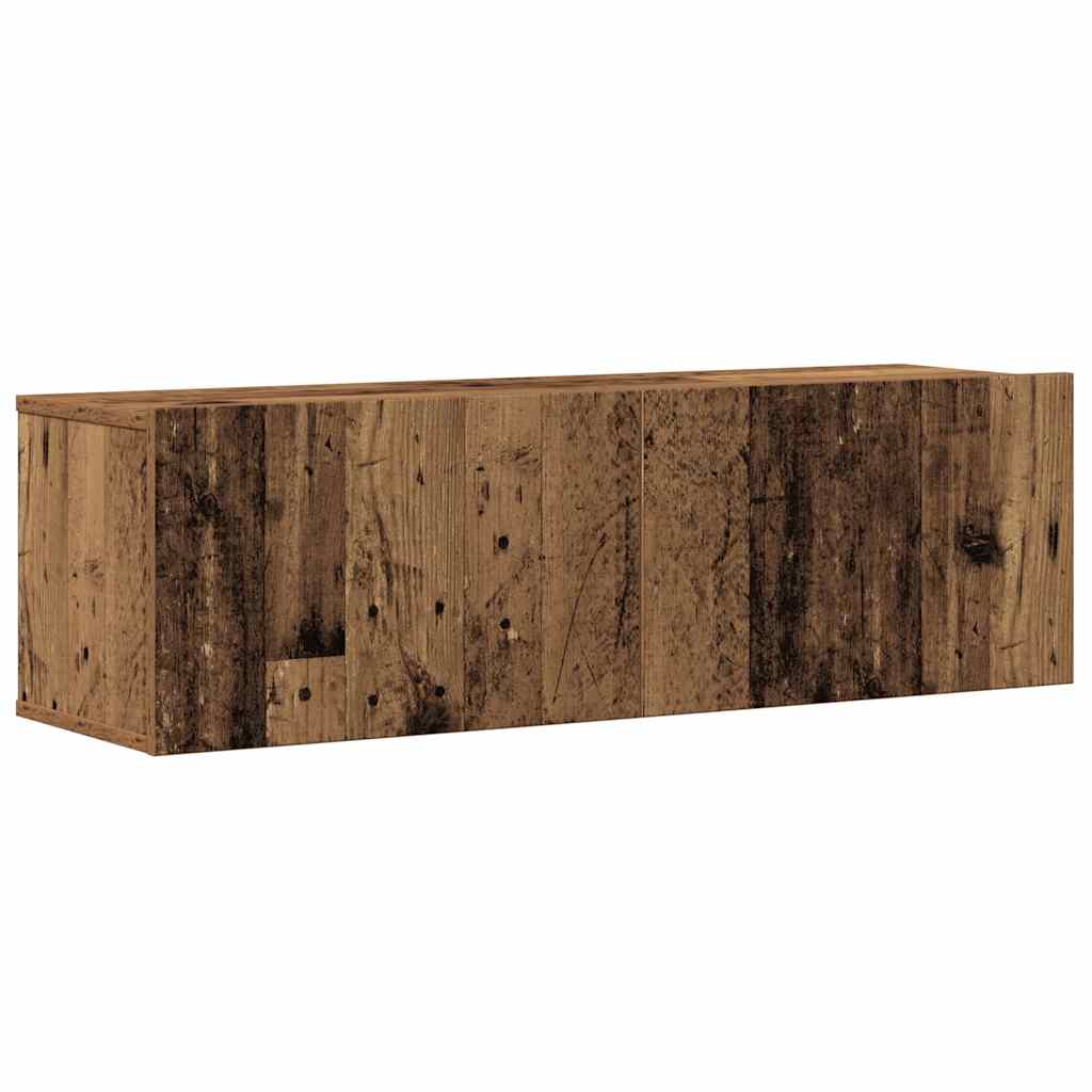 vidaXL Ensemble de meuble TV mural 6 pcs vieux bois bois d'ingénierie - Image 4