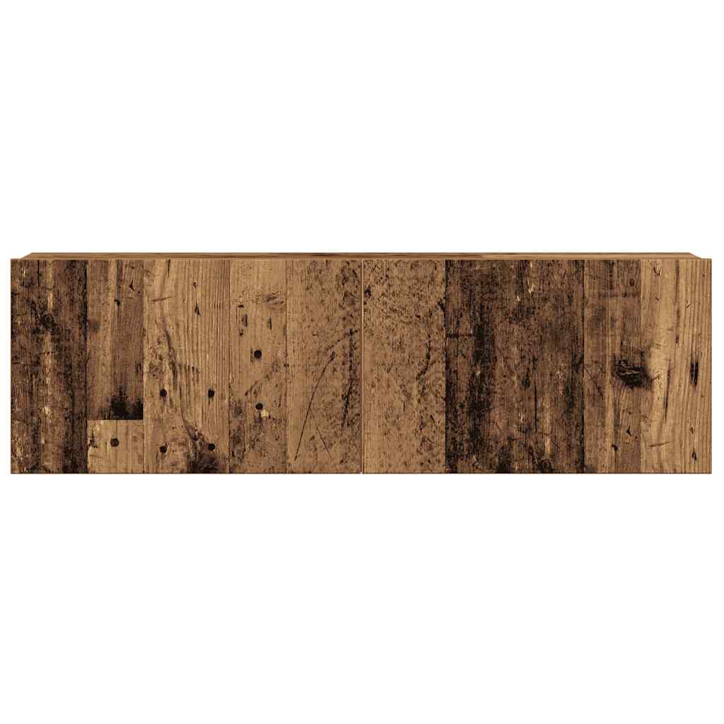 vidaXL Ensemble de meuble TV mural 6 pcs vieux bois bois d'ingénierie - Image 5