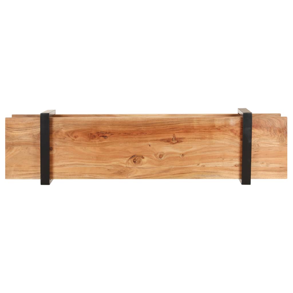 vidaXL Meuble TV 160x40x40 cm Bois d'acacia massif - Image 3