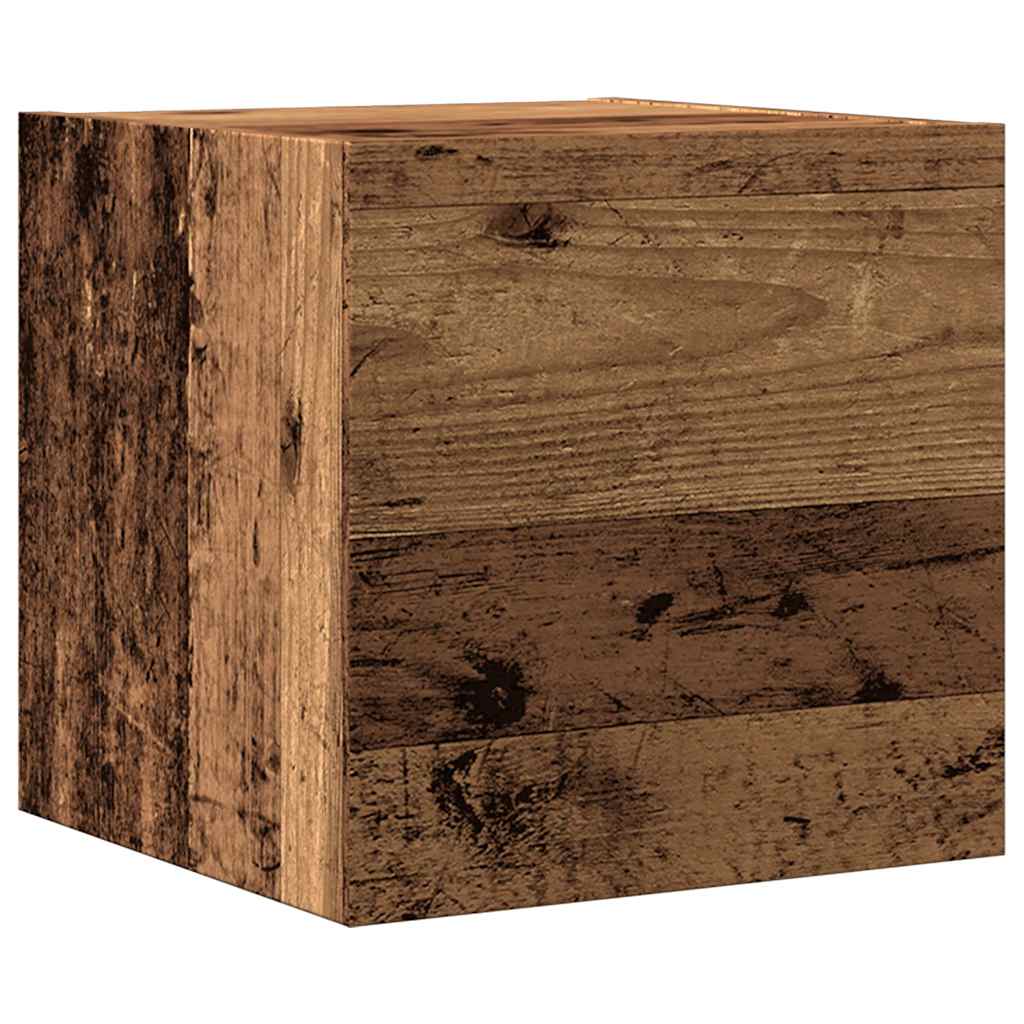 vidaXL Ensemble de meuble TV mural 4 pcs vieux bois bois d'ingénierie - Image 6
