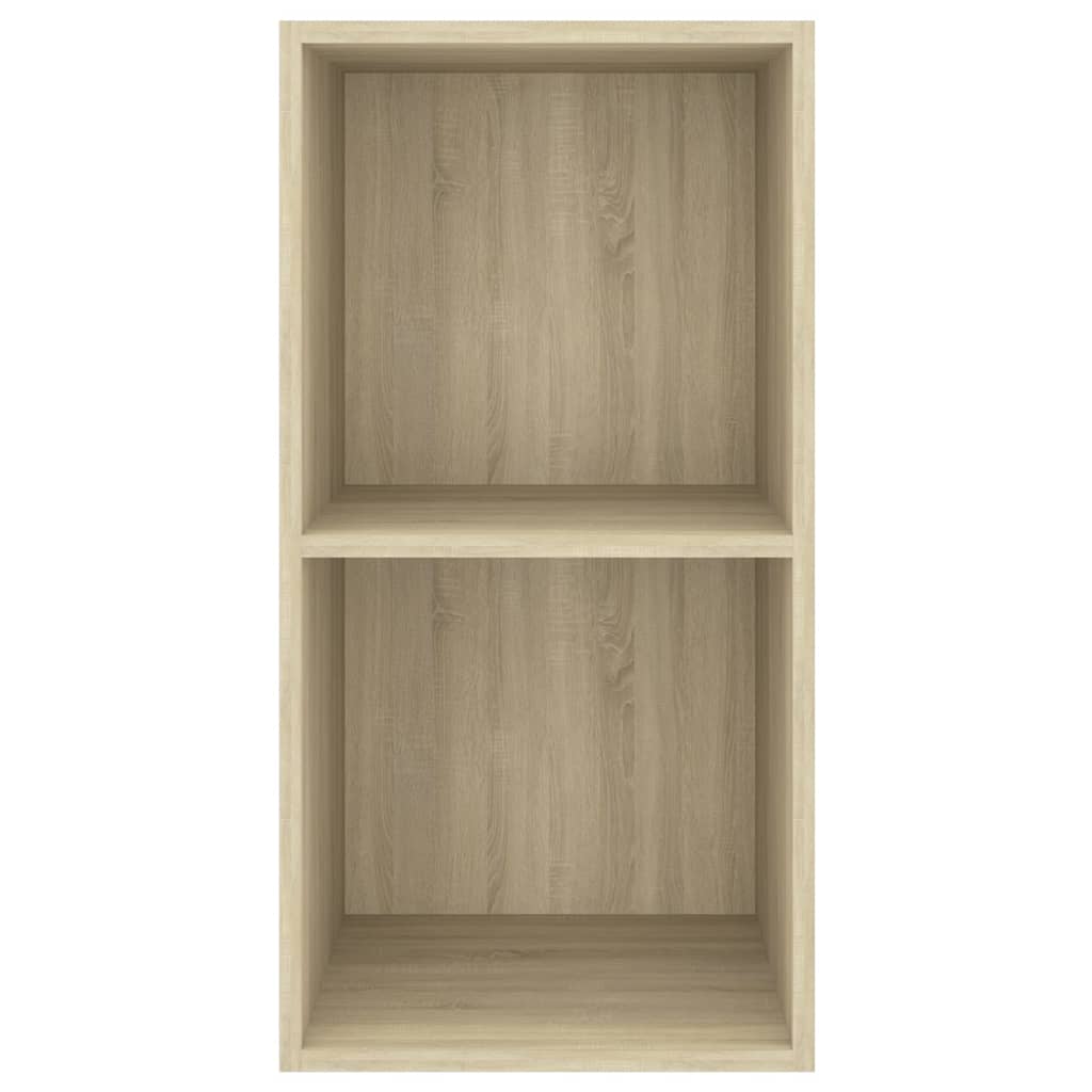 vidaXL Meuble TV mural Chêne sonoma 37x37x72 cm Bois d’ingénierie - Image 4