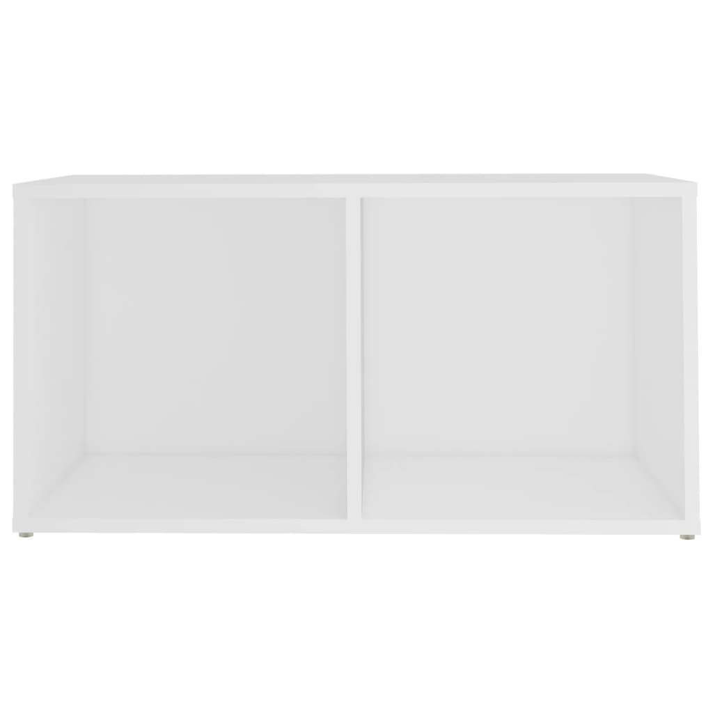 vidaXL Meuble TV blanc 72x35x36,5 cm bois d’ingénierie - Image 5