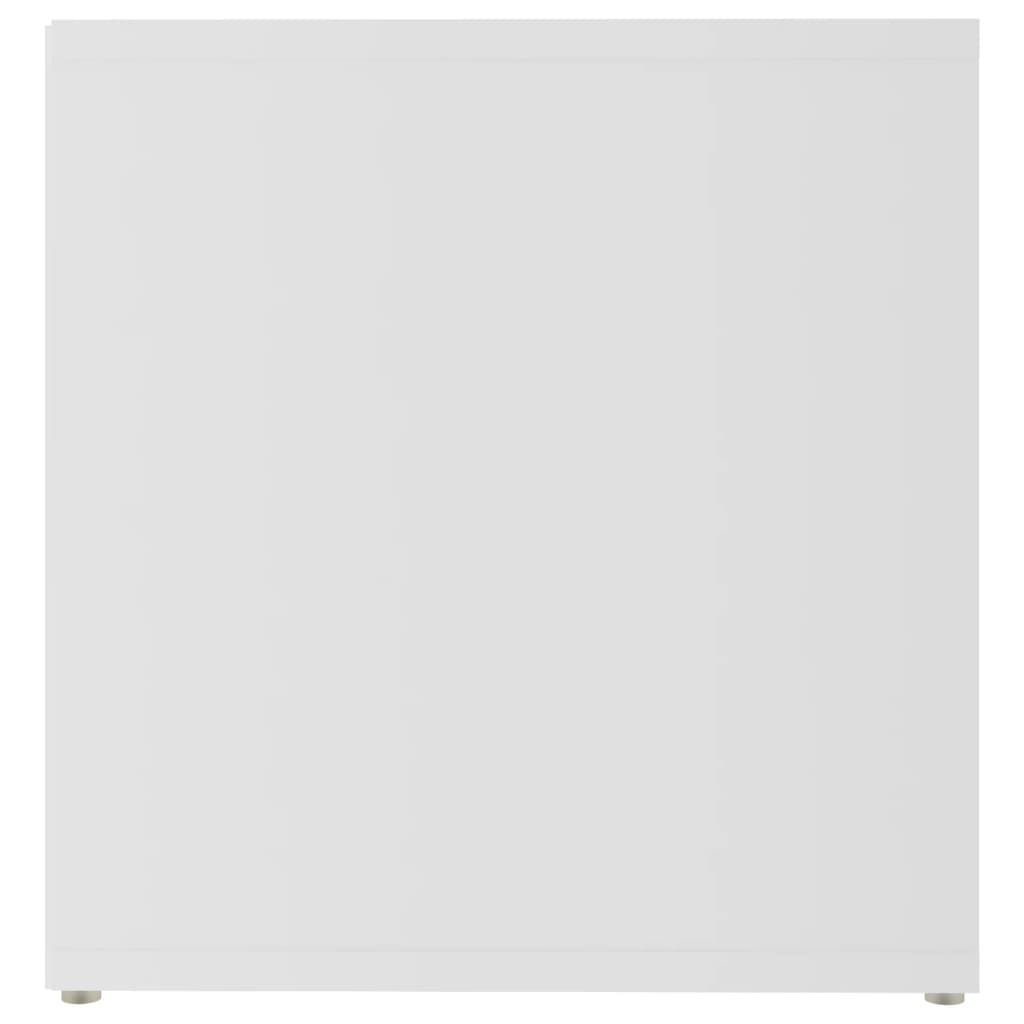 vidaXL Meuble TV blanc 72x35x36,5 cm bois d’ingénierie - Image 6