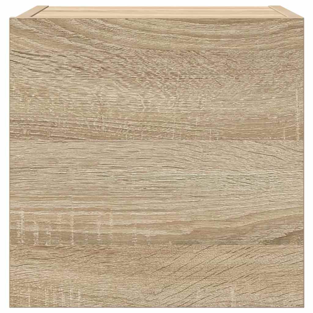 vidaXL Meuble TV mural Chêne sonoma 30,5x30x30 cm - Image 4