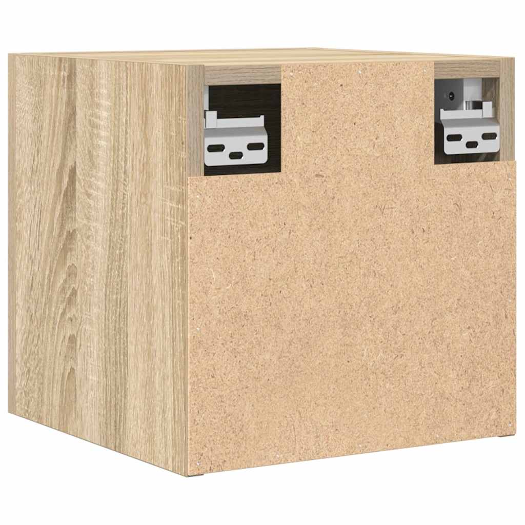 vidaXL Meuble TV mural Chêne sonoma 30,5x30x30 cm - Image 6