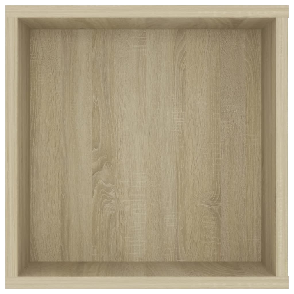 vidaXL Meuble TV mural Chêne sonoma 102x35x35 cm Bois d’ingénierie - Image 5