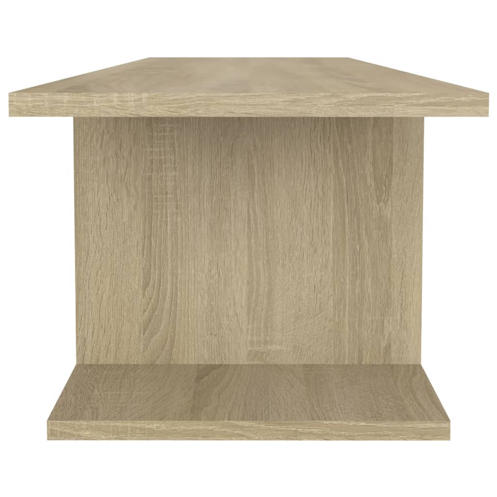 vidaXL Meuble TV mural Chêne sonoma 103x30x26,5 cm - Image 5