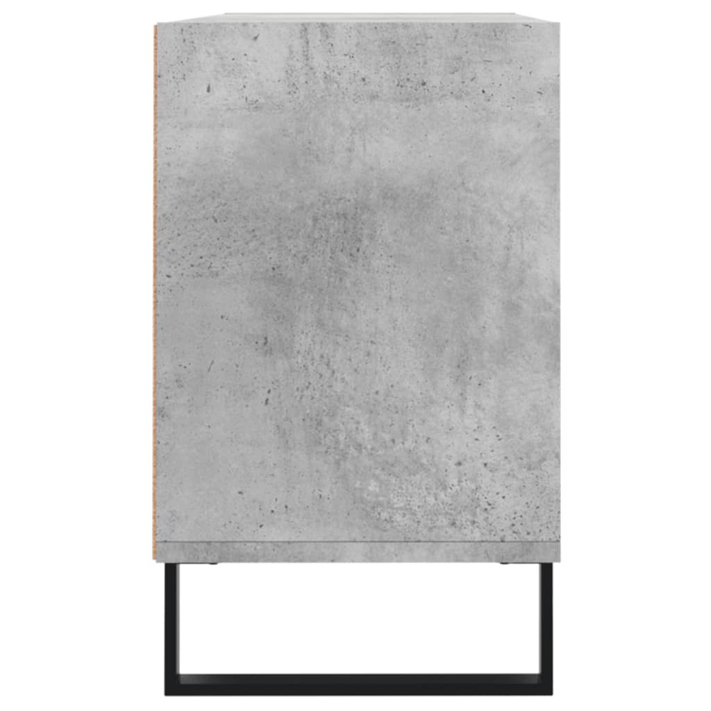 vidaXL Meuble TV gris béton 103,5x30x50 cm bois d'ingénierie - Image 5