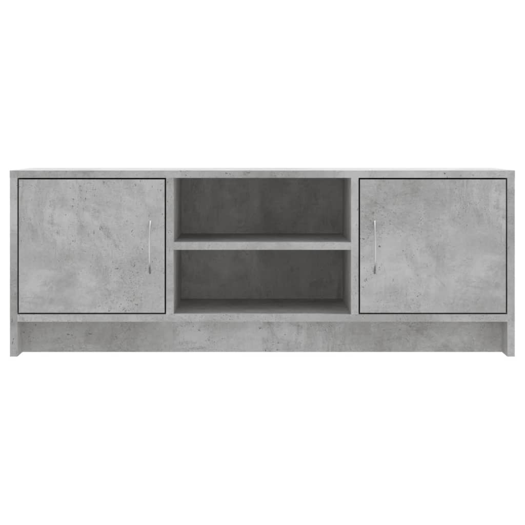 vidaXL Meuble TV gris béton 102x30x37,5 cm bois d'ingénierie - Image 5