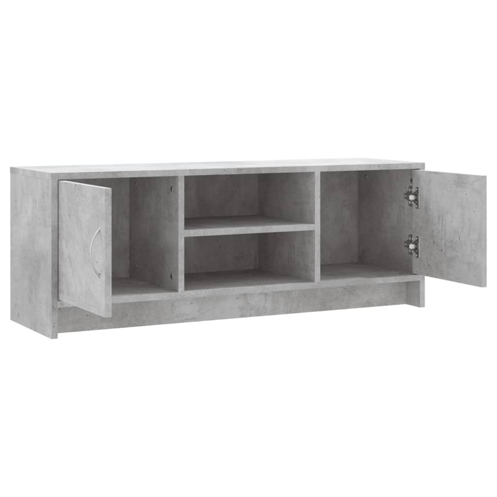 vidaXL Meuble TV gris béton 102x30x37,5 cm bois d'ingénierie - Image 6