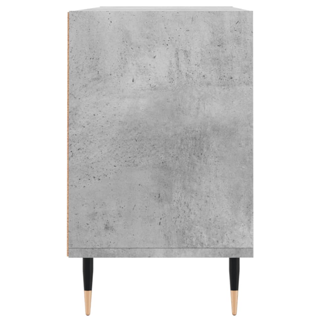 vidaXL Meuble TV gris béton 103,5x30x50 cm bois d'ingénierie - Image 5