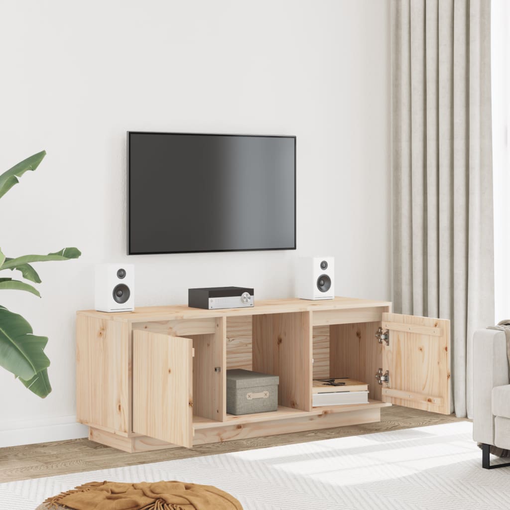 vidaXL Meuble TV 110,5x35x44 cm Bois de pin massif