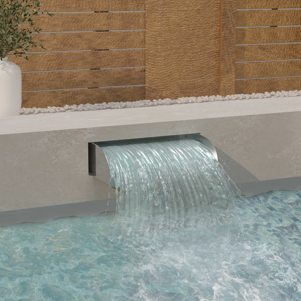 vidaXL Cascade 60x34x14 cm Acier inoxydable 304