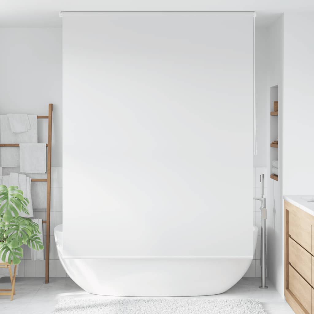 vidaXL Store roulant de douche 160x240 cm Blanc
