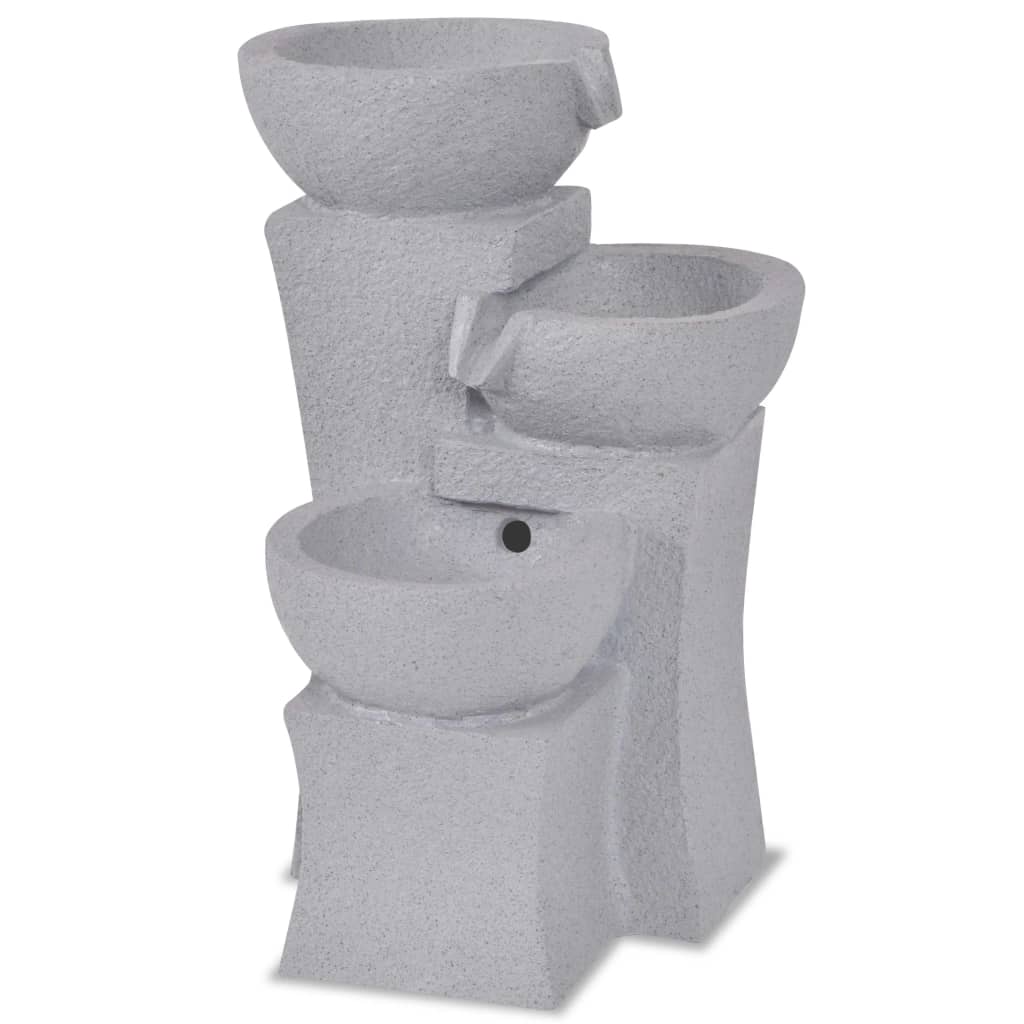 vidaXL Fontaine d'intérieur avec lampe LED Polyrésine - Image 3