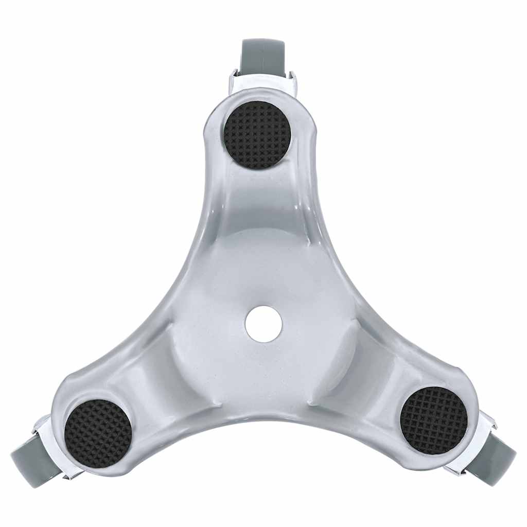 vidaXL Roulettes pour meubles 4 pièces 16 x 14,5 x 5,5 cm Acier 180 kg - Image 4