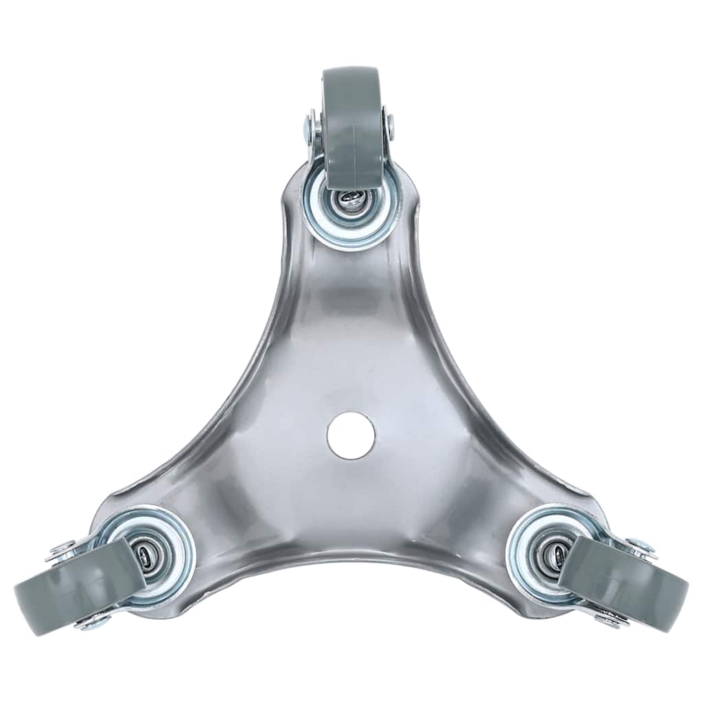 vidaXL Roulettes pour meubles 4 pièces 16 x 14,5 x 5,5 cm Acier 180 kg - Image 5